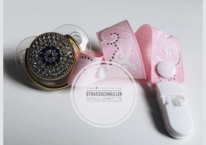 Luxus Schnuller Strass 0-12 Monate, Baby Geschenk 🎁Nazar🧿 - Bild 1 von 1