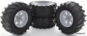 4x Lego Technic Tractor/Tumbler, Wheel Tire 107x44R LBG Rims 23798/44772 - New - Picture 1 of 2