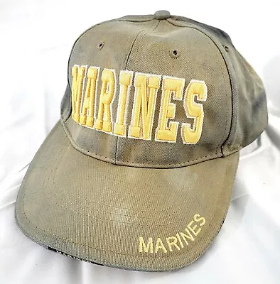 Gorra de los Marines de Estados Unidos Diablo Perro Sombrero Gancho y Lazo Militar Bordado USMC Foto 1 de 4