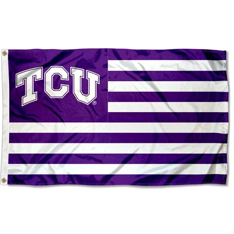 Texas Christian University TCU Flag for Alumni Nation Cover