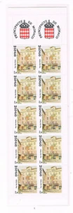 Monaco 1989 Carnet 10 timbres stamps booklet Neuf New Place Saint Nicolas, - Photo 1/2