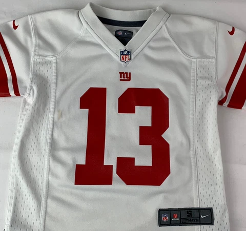 Nike On Field NFL New York Giants Jersey Odell Beckhan Jr #13 Boys Small (4) Cover