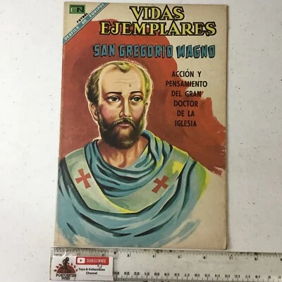 1968 Cómics españoles vidas ejemplares #279 San Gregorio Magno Novaro México Foto 1 de 4