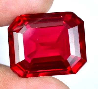 38.85 Ct Natural Mozambique Blood Red Ruby Certified Flawless Loose Gemstone - Image 1 of 4