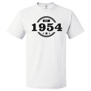 71st Birthday Gift For 71 Year Old Established 1954 T Shirt - Bild 1 von 1