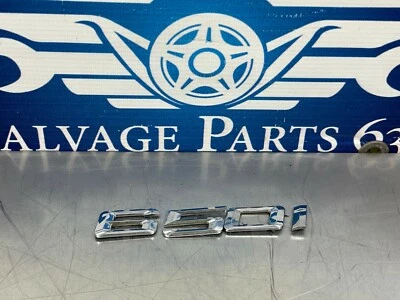 BMW 650i 2006 - letras y números del maletero "650i" - cromo Foto 1 de 4