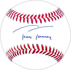 TREA TURNER AUTOGRAPHED MLB BASEBALL PHILLIES "FULL NAME" BECKETT WITNESS 234069 - Picture 1 of 4