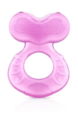 Nuby Silicone TeeThe-EEZ Teether with Bristles, Includes Hygienic Case, - Image 1 of 4