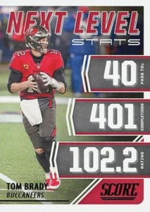 2021 Panini Score NFL Football NEXT LEVEL STATS Inserts ~ Pick Your Cards - Picture 1 of 16