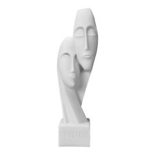 Devotion Lover Cycladic Art Figure Idol Greek Statue Sculpture Cast Marble