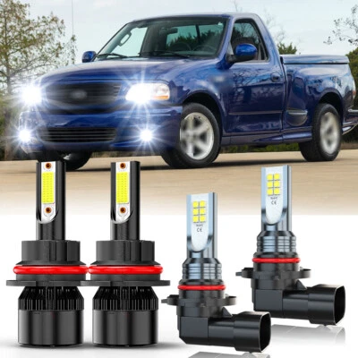 Kit de faros antiniebla LED para Ford F150 1999 2000 2001 2002 2003 6000K Foto 1 de 4