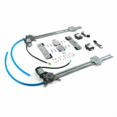 Street Rod Window Kit Crank Switch One-Touch for 31-49 Chevy 1/2in 20in worm gr  - Image 1 of 4