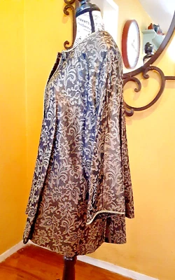 Chaqueta de Noche Negra Dorada Rara Hecha a Mano Pasarela Original Dena May Originales ¡LEER! Foto 1 de 4