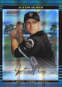 2002 Bowman Chrome X-Fractors #380 Justin Huber /250
