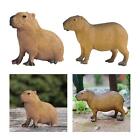 2 X Realistic Capybara Figure, Toy, Miniature Science Learning Toy