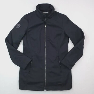 Chaqueta para mujer Roots 73 mediana negra Oaklake suave caparazón polar forrado abrigo exterior Foto 1 de 4