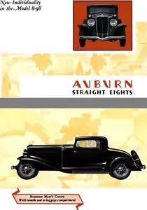 Auburn 1931 - Auburn Straight Eights - New Individuality in the Model 8-98 - Bild 1 von 1