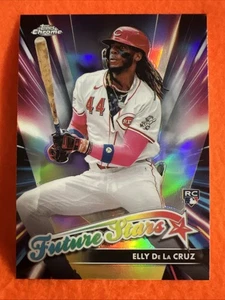 ELLY DE LA CRUZ 2024 TOPPS CHROME UPDATE RC #FSU-11 CINCINNATI REDS - Picture 1 of 2