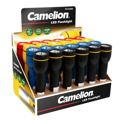 Expositor 24 linternas 1 LED FL1L2AA2R6P, usa 2 pilas AA/R06 (no incluidas) - Imagen 1 de 4