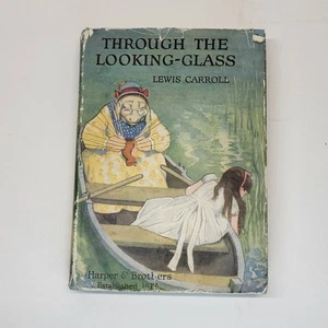 1902 Through the Looking-Glass and What Alice Found There Lewis Carroll HC DJ - Imagen 1 de 18