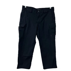 5.11 Tactical Mens Sz 36x30 Black Taclite Pro Ripstop Pants Cargo Workwear - Picture 1 of 7