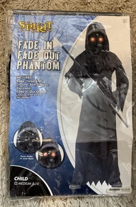 Geist Halloween Kostüm Phantom einblenden Ausblenden Größe Kind Medium 8-10 - Bild 1 von 6
