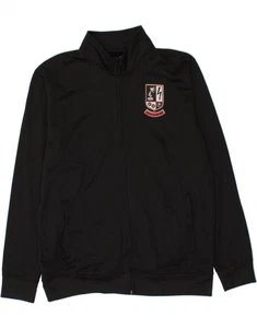 CHAMPION Hombres Gráfico Chándal Top Chaqueta XL Negro Poliéster BY07 - Imagen 1 de 3