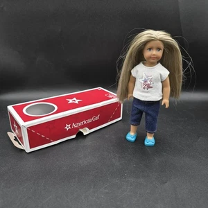 Muñeca AMERICAN GIRL 6 pulgadas Truly Me Mini muñeca cabello rubio ojos azules caja original - Imagen 1 de 12