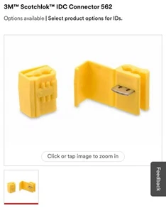 3M™ Scotchlok™ IDC Connector 562 ***100 pcs*** Self-Stripping Tap Connectors - Picture 1 of 3