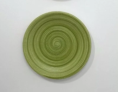 Excelsa Old Italy piatto, ceramica, verde, D 20 cm - Immagine 1 di 3