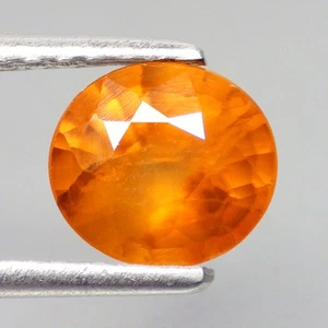 2.73 Ct Glamorous Fire Oval Cut (7 x 7 mm) 100% Natural Yellowish Orange Zircon - Picture 1 of 7