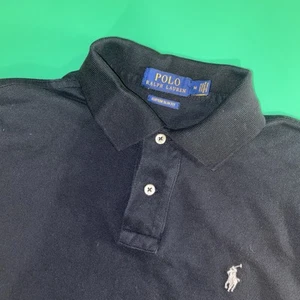 Polo Ralph Lauren Mens Medium Custom Slim Fit Short Sleeve Cotton Knitted Shirt - Picture 1 of 7