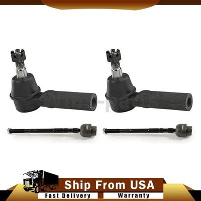 For 1984 1985 Chevrolet Corvette 5.7L Front Inner Outer Steering Tie Rod End 4X - Image 1 of 4