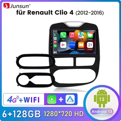 10" 6+128G Android Carplay Für Renault Clio 4 2017-2019 Autoradio Navi GPS BT FM - Bild 1 von 4