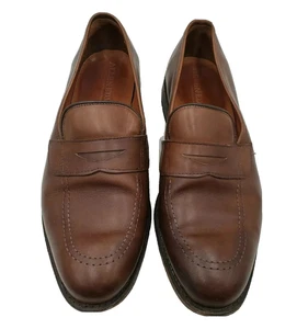 Allen Edmonds Lake Forest Braun Leder Penny Halbschuhe Herren 11 Hergestellt in den USA - Bild 1 von 11