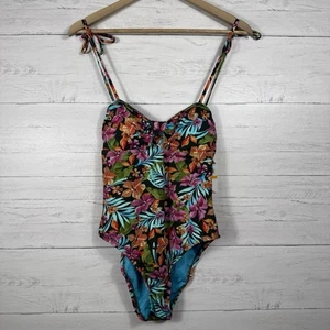 Lucky Brand Badeanzug Damen Gr. Small Einteiler geblümt Sommer NEU - Bild 1 von 8