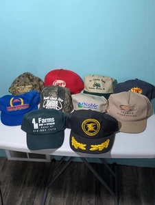 Advertising hat lot of 10 all adjustable - Picture 1 of 18