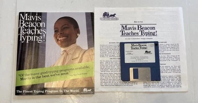 Vintage Mavis Beacon Teaches Typing! For Commodore Amiga 3.5” Floppy - Image 1 of 4