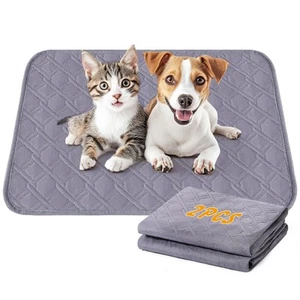 41”x36” Washable Pee Pads for Dogs, 2 Pack Reusable Puppy Pads, Waterproof & ... - Picture 1 of 7