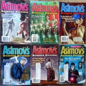 ASIMOV'S Science Fiction Magazine - Six (6) Issues from 2011-2015 - Imagen 1 de 3