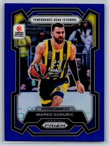Marko Guduric 2023-24 Panini Prizm Euroleague Blue Prizm /199 #127 Fenerbahce - Picture 1 of 2