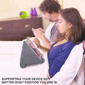 Tablet Pillow Holder Stand Foam Book Rest Reading Bed Support Cushion For iPad. - Afbeelding 1 van 20