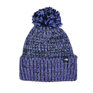 The North Face Youth Lined Cozy Chunky Beanie Black/Multicolor NWT - Picture 1 of 4