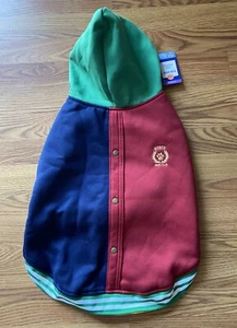 NEW X-Large Top Paw Back to School - State Bark Club Varsity Dog Hoodie Jacket - Picture 1 of 7