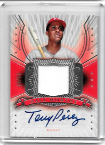 TONY PEREZ 2005 UD HALL OF FAME HALL WORTHY FIELDING CERTIFIED AUTOGRAPH#05/15