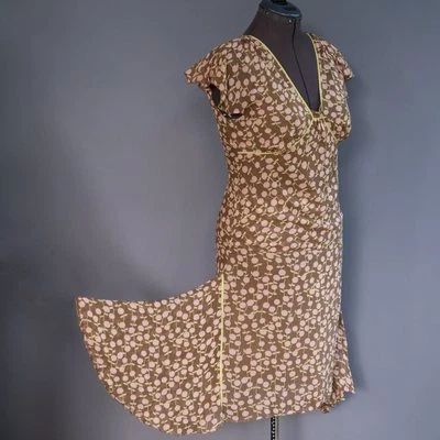 Max Studio M Sheer Delicate 100% Silk 3pc Dress Set Top Cami Skirt NWT New M L - Image 1 of 4