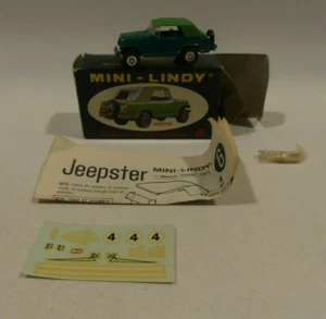 Mini - Lindy Lindberg Models Build`n Collect Series 6 jeepster embalaje original - Imagen 1 de 4