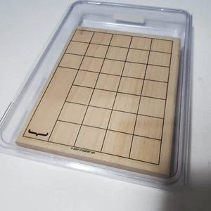 Stampin Up ! CALENDRIER Modèle de fond tampon caoutchouc dos bois - Photo 1/3