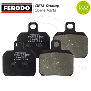 KIT PASTIGLIE FRENO 2 COPPIE ANT. + POST. FERODO PIAGGIO X9 X-9 500 2001-2002 - Foto 1 di 3