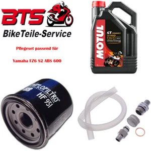 Savings set 4L oil, filter, drain screw suitable for Yamaha FZ6 S2 ABS 600 ccm - Picture 1 of 1